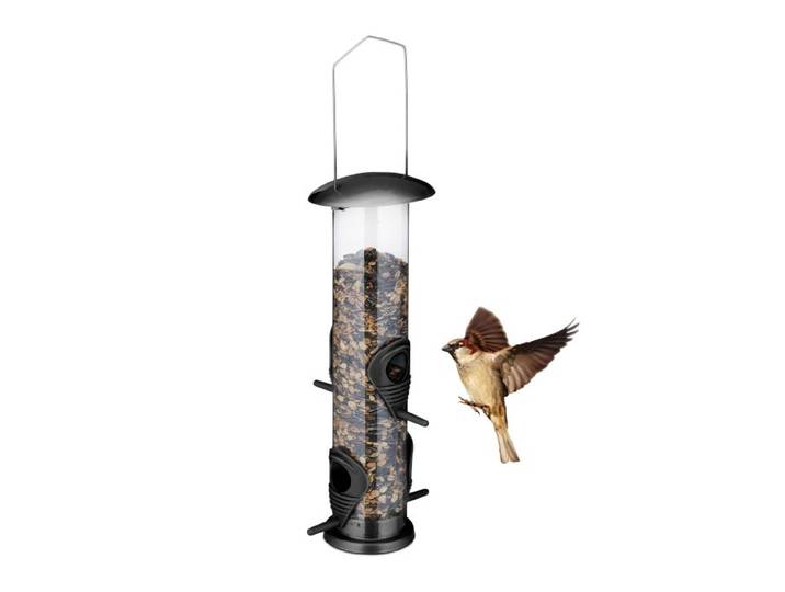 Relaxdays Hangende voedersilo voor vogels