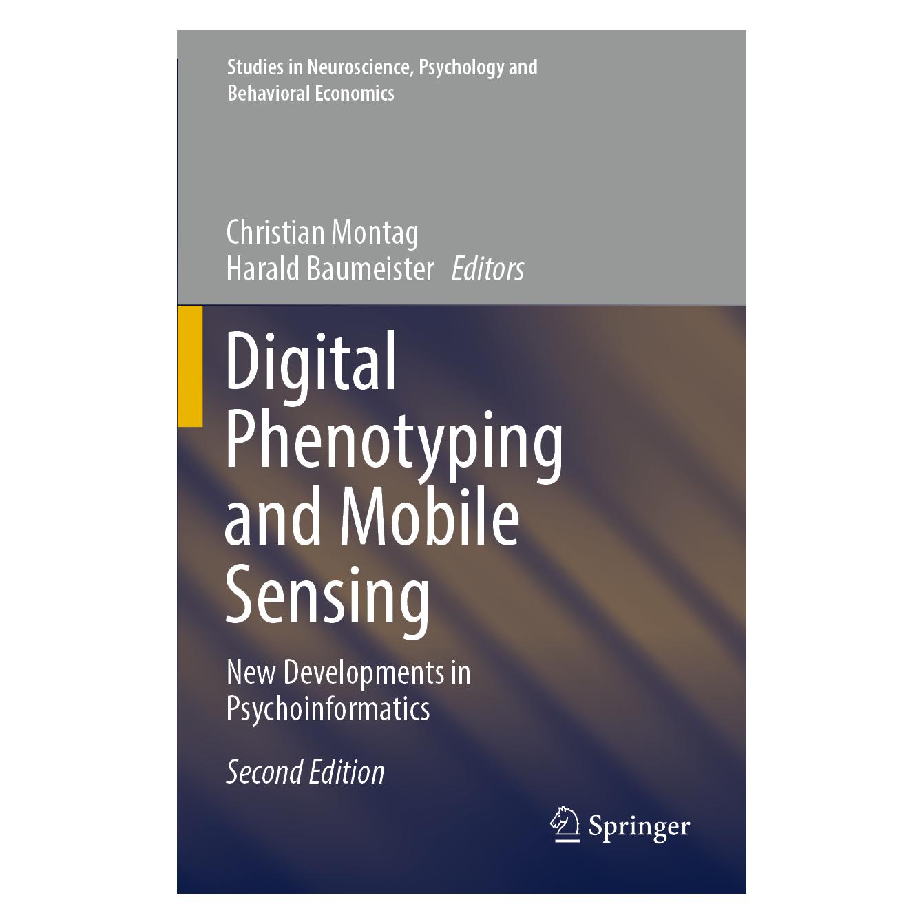 Springer Digital Phenotyping and Mobile Sensing (Englisch, Softcover, Christian Montag, Harald Baumeister) (56957177)