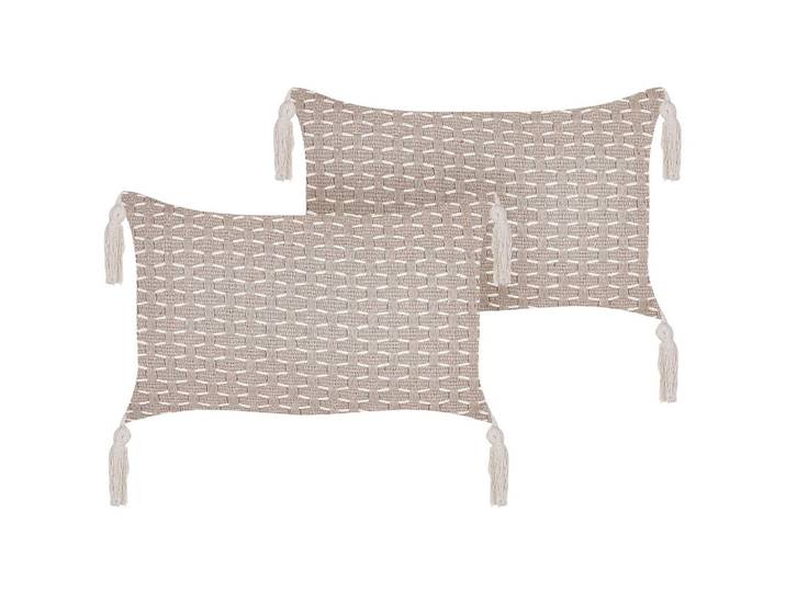 DEKOKISSEN 2er-Set Taupe 45/25 cm Hakone