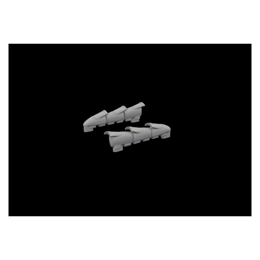 Eduard Hurricane Mk.II exhaust fishtail PRINT 1/48 ARMA HOBBY (648916)