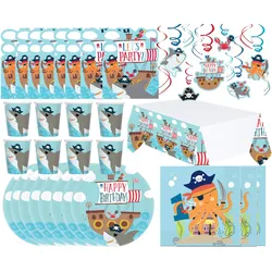 Ahoi, Happy Birthday - Kindergeburtstags-Set (65-teilig)
