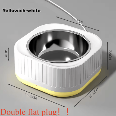 Inspire Curations WarmSip Constant Temperature Pet Heating Bowl For Cats & Small Dogs b