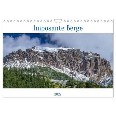 Imposante Berge (Wandkalender 2027 DIN A4 quer), CALVENDO Monatskalender