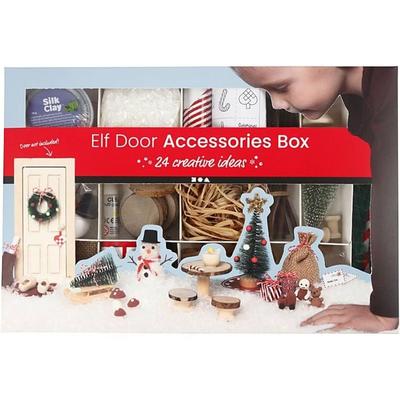 Creativ Company DIY Sets Miniaturen Materialset, Wichteltür, 1 Set