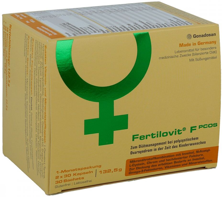 Fertilovit F Pcos 60 Kapseln+30 Pulver-sticks 1Pck