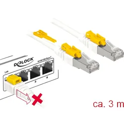 DELOCK 85333 - Patchkabel RJ45 Cat.6A SFTP Secure 3 m