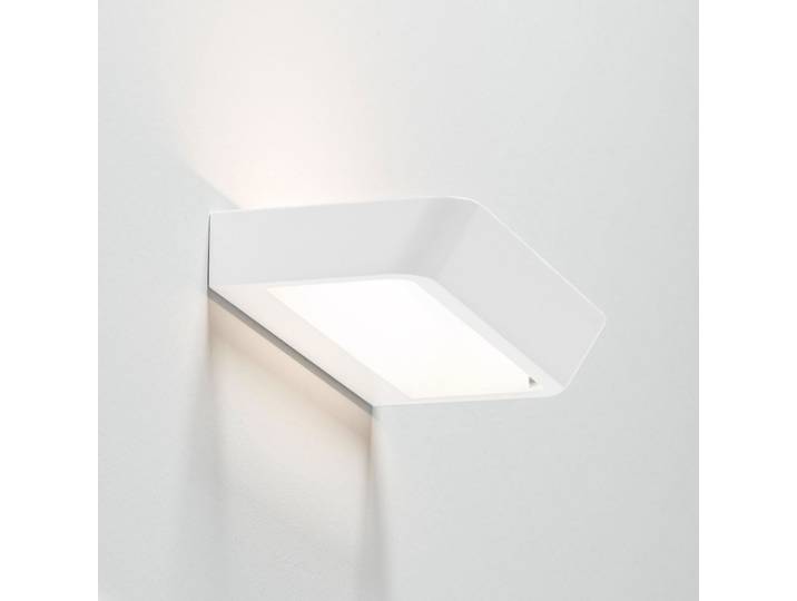 Belvedere W1 Wandleuchte Satin Weiß 2700k - Rotaliana - Wohnzimmer - Design - Metall - Eckig