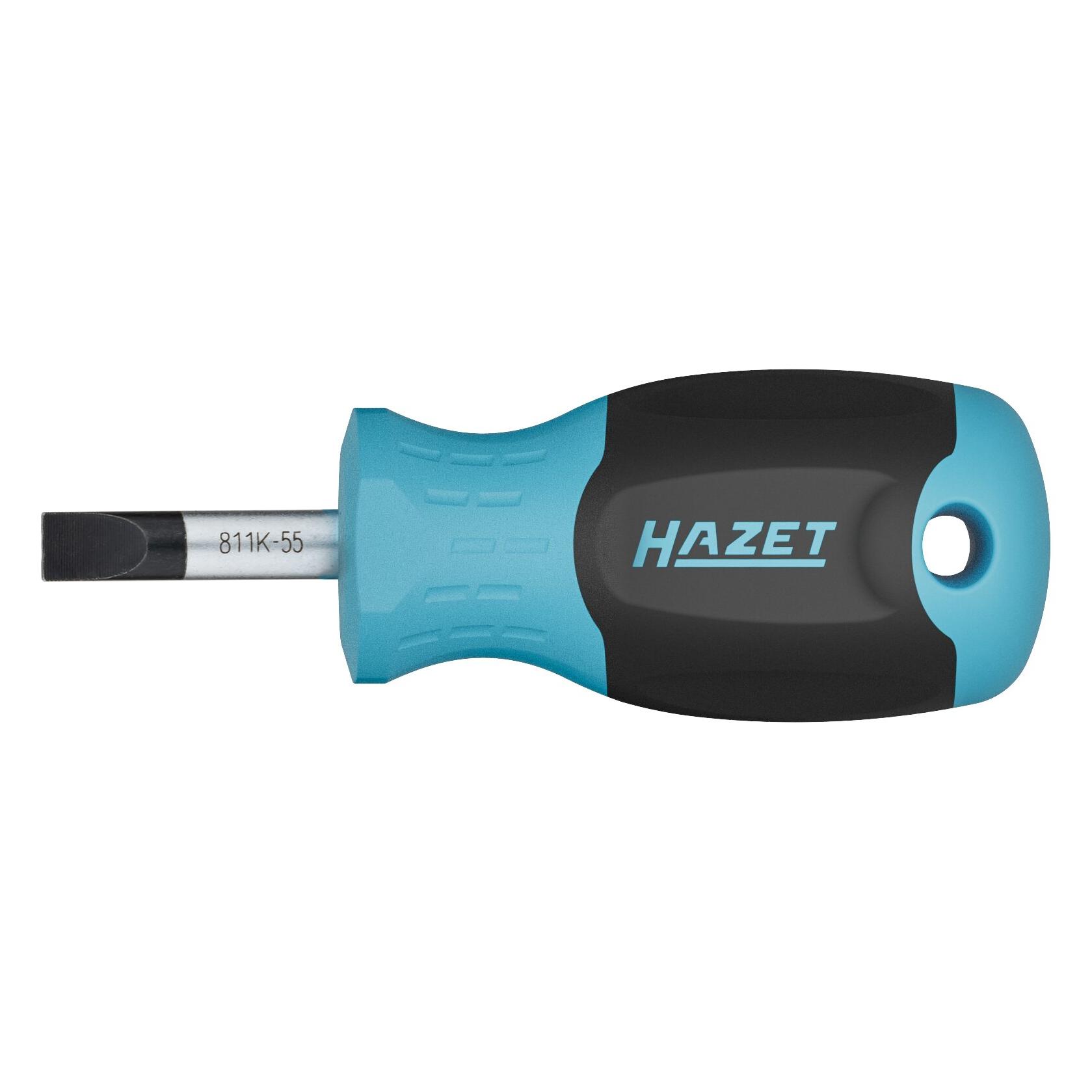 Hazet Schraubendreher 811K-55 Schlitz Profil SW 1 x 5,5 mm (Schlitz) (811K-55)