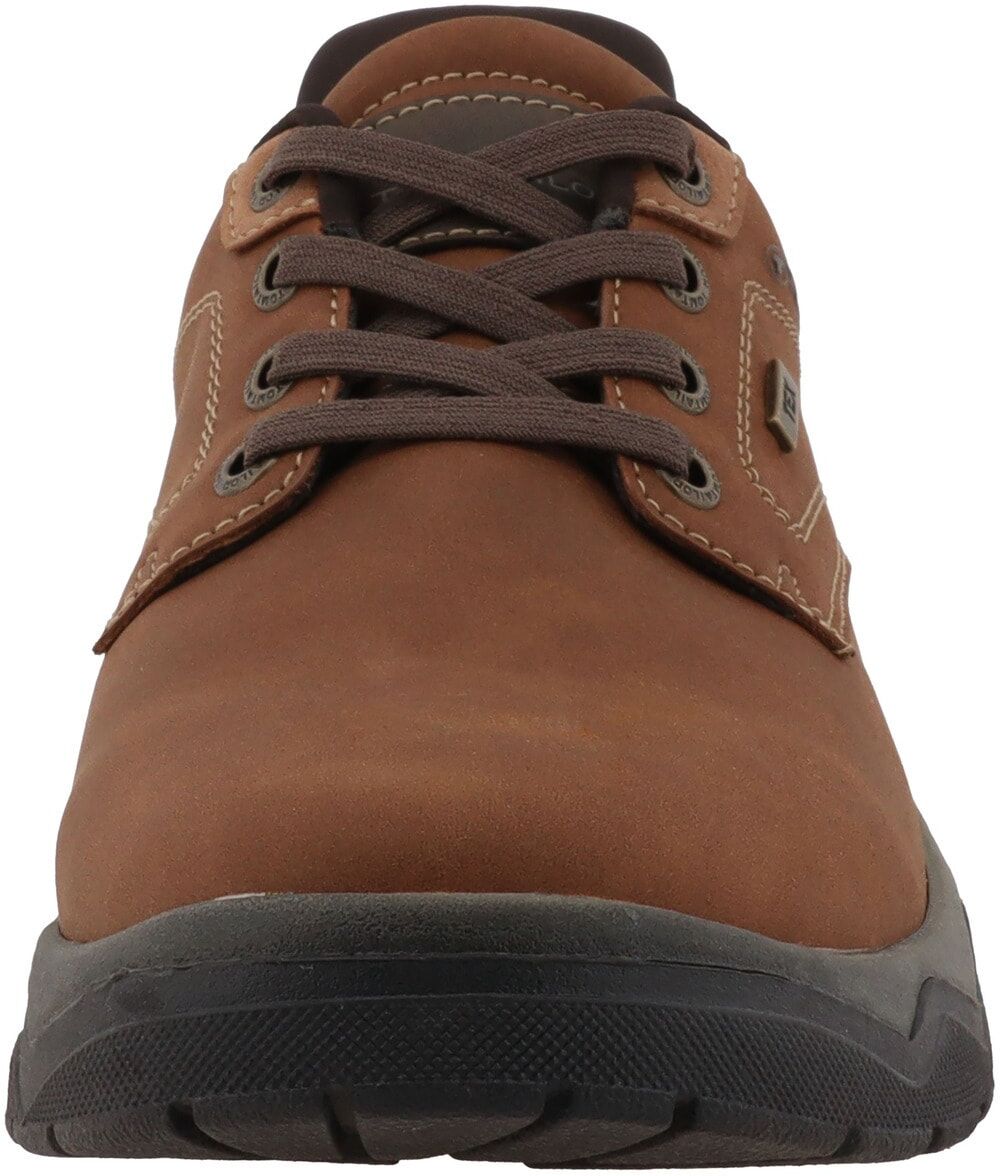Trainingsschuh TOM TAILOR "Tom Tailor Outdoor", Herren, Gr. 41, braun (cognac), Polyurethan, unifarben, Schuhe