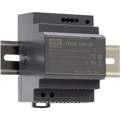 MeanWell, Systemstromversorgung, INDUSTRIE-NETZTEIL - 1 AUSGANG - HUTSCHIENENMONTAGE - 100 W - 24 V - 4.2 A