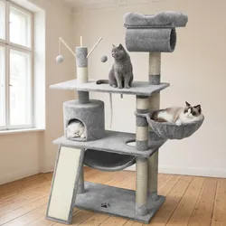 Katzenbaum Emma Hellgrau