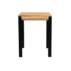 Ausziehbarer Bar-Tisch aus Akazie und Metall L80-135 cm TRAP
