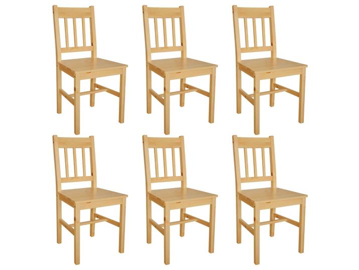 Vidaxl - Chaises À Manger Lot De 6 Pinède