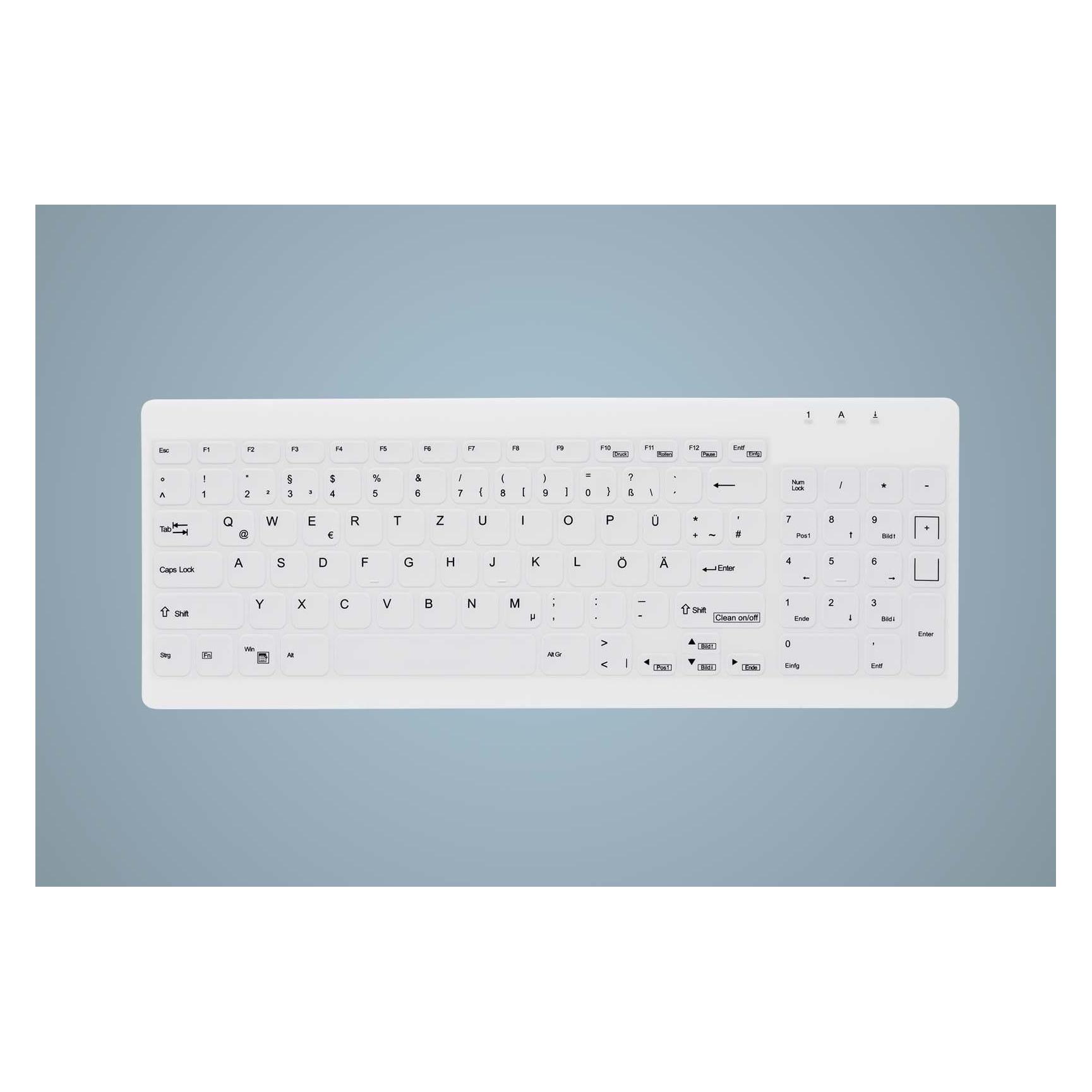 Active Key Exchangeable Silicone Key Membrane for AK-C7012 White (DE, Kabelgebunden) (AK-C7012-W/GE)
