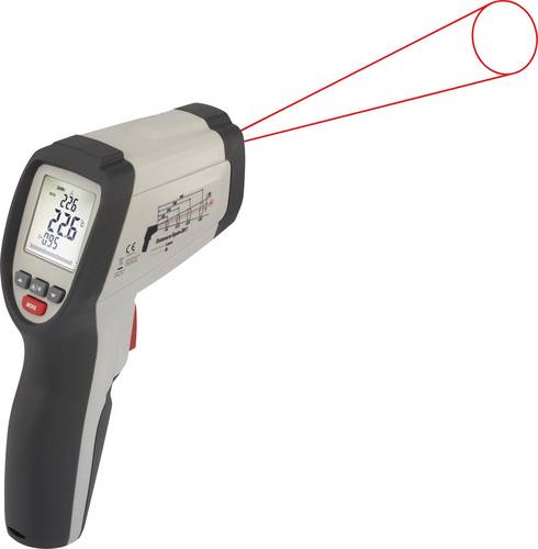 VOLTCRAFT IR 800-20C Infrarot-Thermometer Optik 20:1 -40 - +800°C Pyrometer
