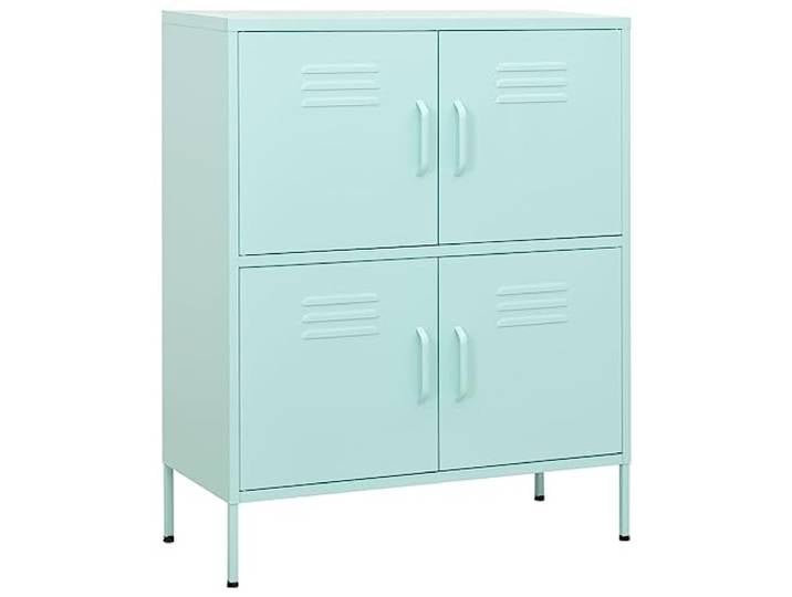 YUTAASU Lagerschrank Minzgrün 80x35x101,5 cm Stahl