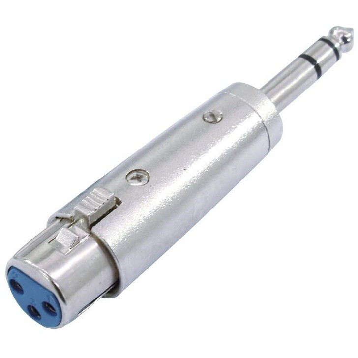 Omnitronic Stereo Adapter met XLR-aansluiting en 3,5 mm klinkstekker