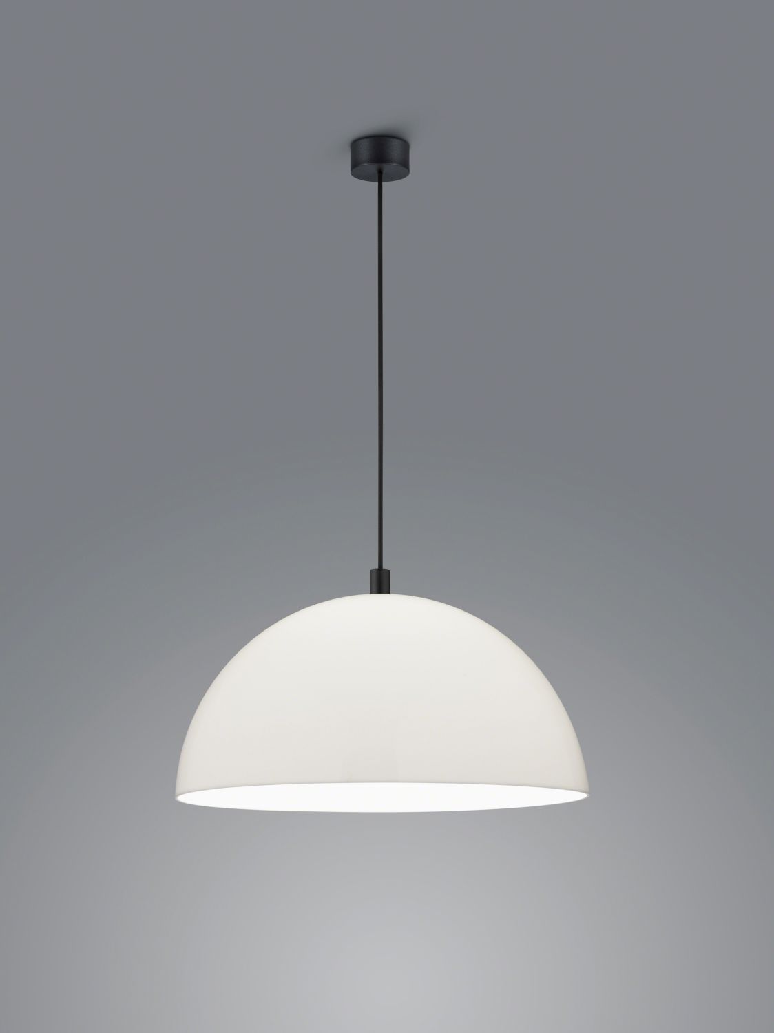 Helestra Pendelleuchte DORO weiß 50cm (schwarzes Kabel) 16/2340.22/5097 4022671116442