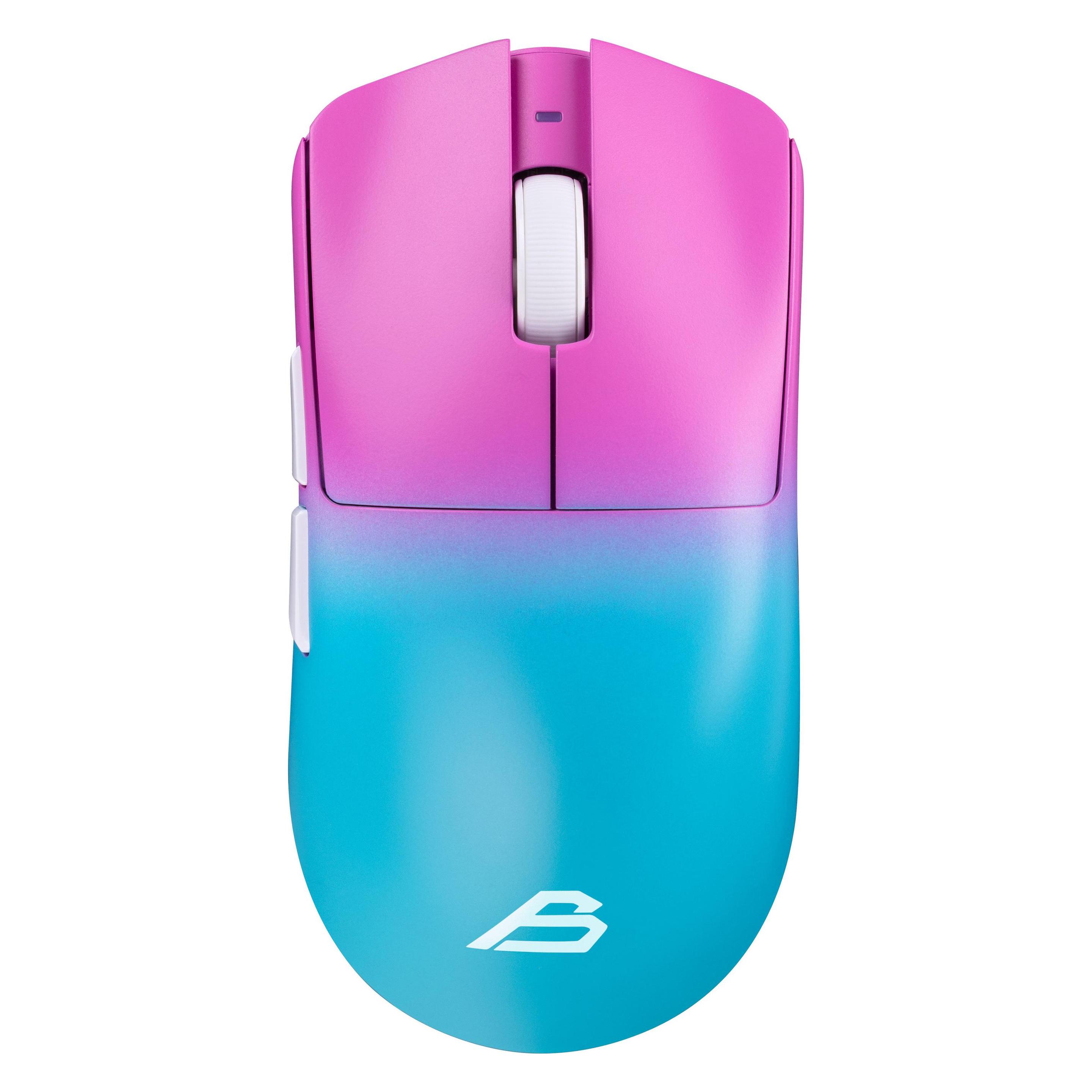 Blackstorm Gemini Gaming Mouse, pink/teal (Kabelgebunden, Kabellos) (BS-GEM-PT)