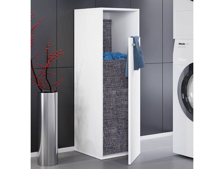 Meuble midi Dreso 40cm Blanc/Blanc