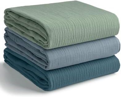 Muslin Swaddle Blankets Pack of 3 by Comfy Cubs