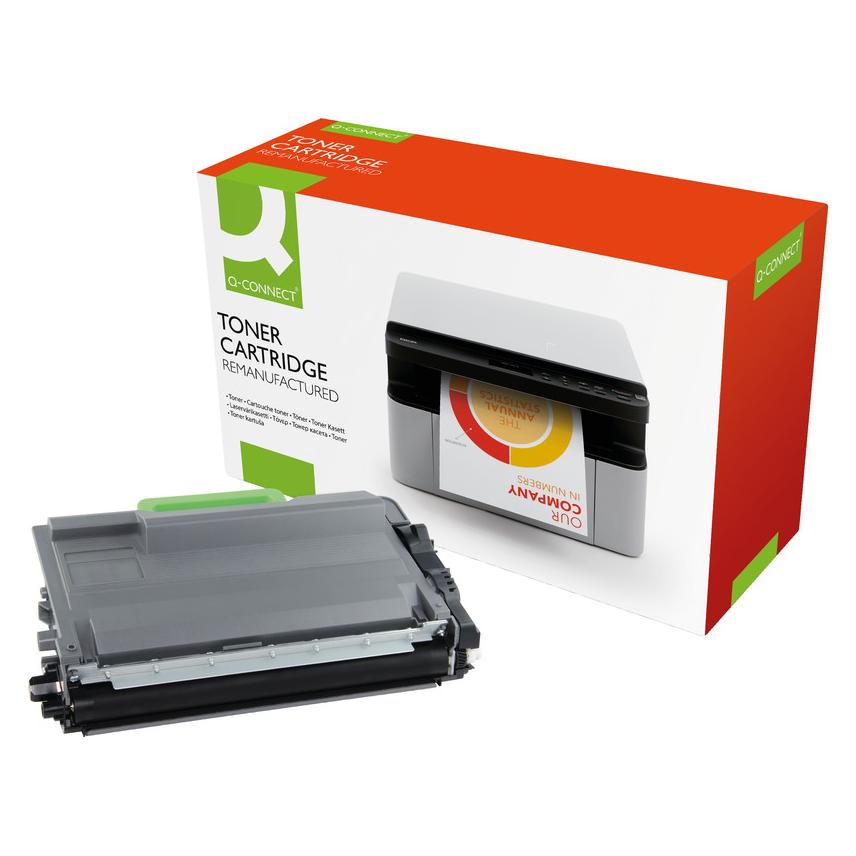 Q-Connect Toner für Mono Laserdrucker/Multifunktionsgeräte (BK) (KF11240)