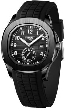 Quick Pick Pro NIBOSI Tactical Elegance Military Watch For Men With Calendar & Waterproof Design e