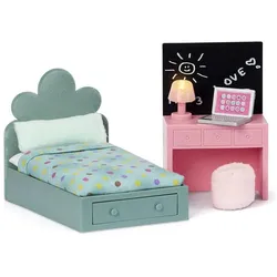 Lundby Puppenhauszubehör Teenagerzimmer Set