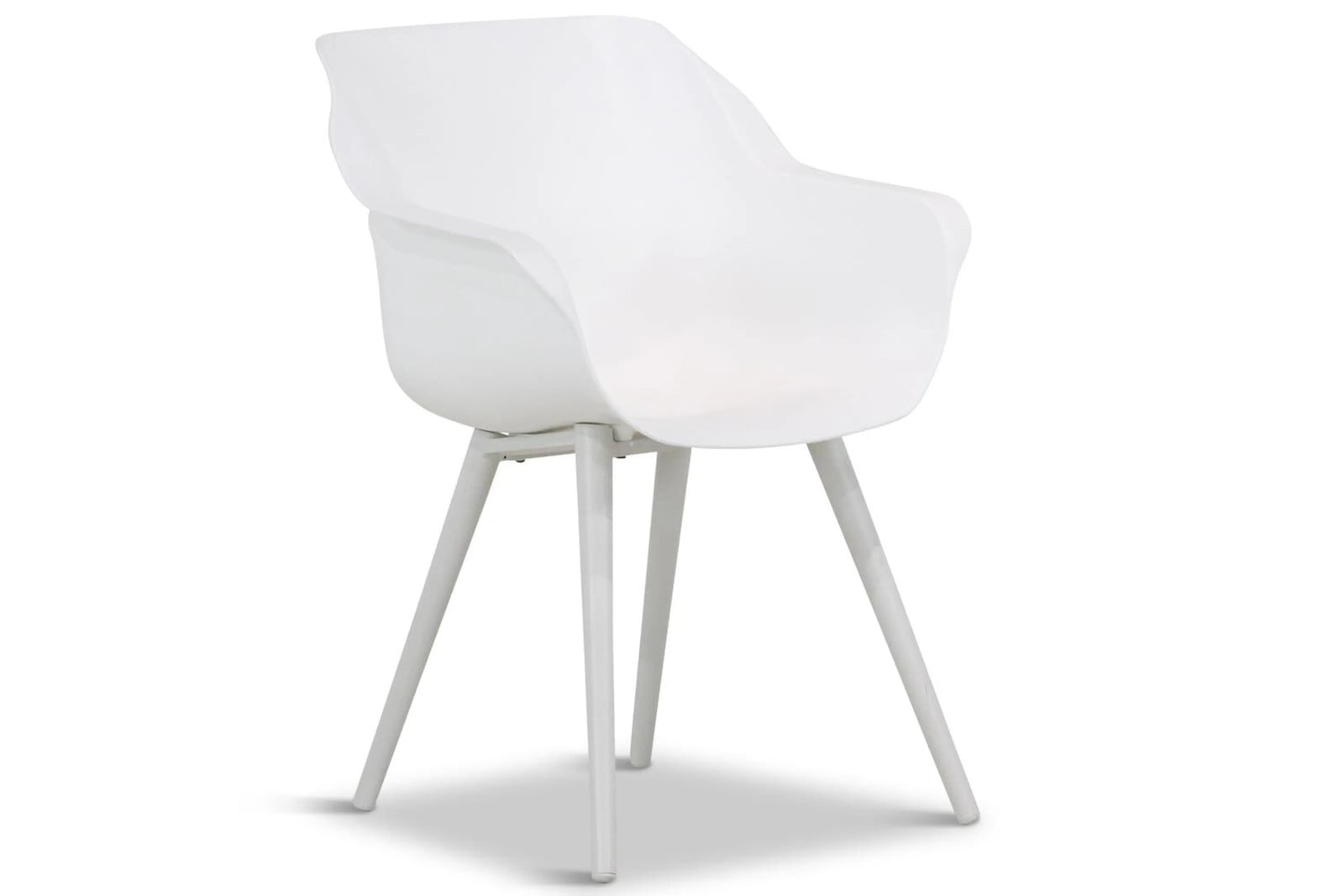 Hartman Sophie Studio dining tuinstoel wit met kussen