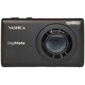 Yashica DigiMate Kompaktkamera schwarz, mit 2,7 Zoll Display, CMOS Sensor, 4K, 8 MP