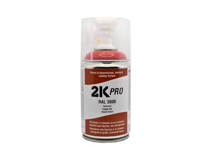 Rodaro 2K PU-Lack Feuerrot RAL 3000 250 ml