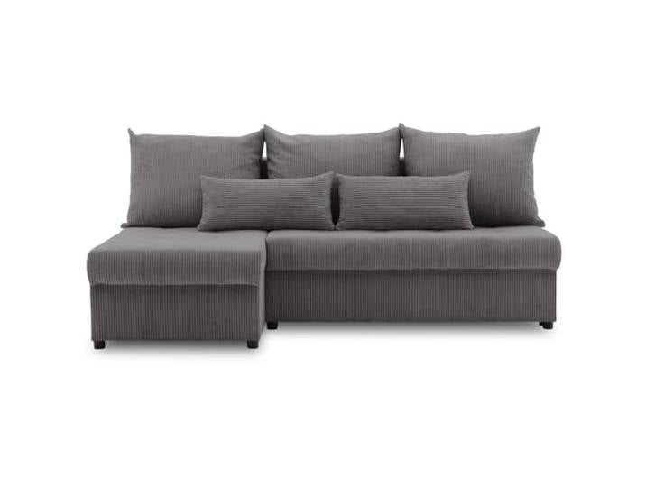 Mebligo ECKSOFA MIT SCHLAFFUNKTION Venezia, Dunkelglau