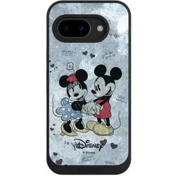 Nivocase Handyhülle für Google Pixel 9a Hülle NIVOpure Case Schwarz Disney Vintage (Google Pixel 9a), Smartphone Hülle, Schwarz