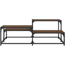 vidaXL, Couchtisch + Beistelltisch, Aiden (107 x 107 x 40 cm)
