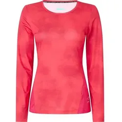 ENERGETICS Damen Langarmshirt Gerddy LS W, Größe L in Rot AOP/RED