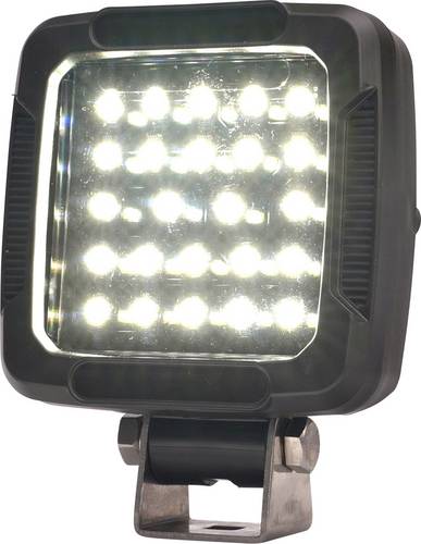 WAS Arbeitsscheinwerfer 12 V/DC, 24 V/DC Slim Black 2581 ECO (B x H x T) 101 x 106 x 38mm 2100lm