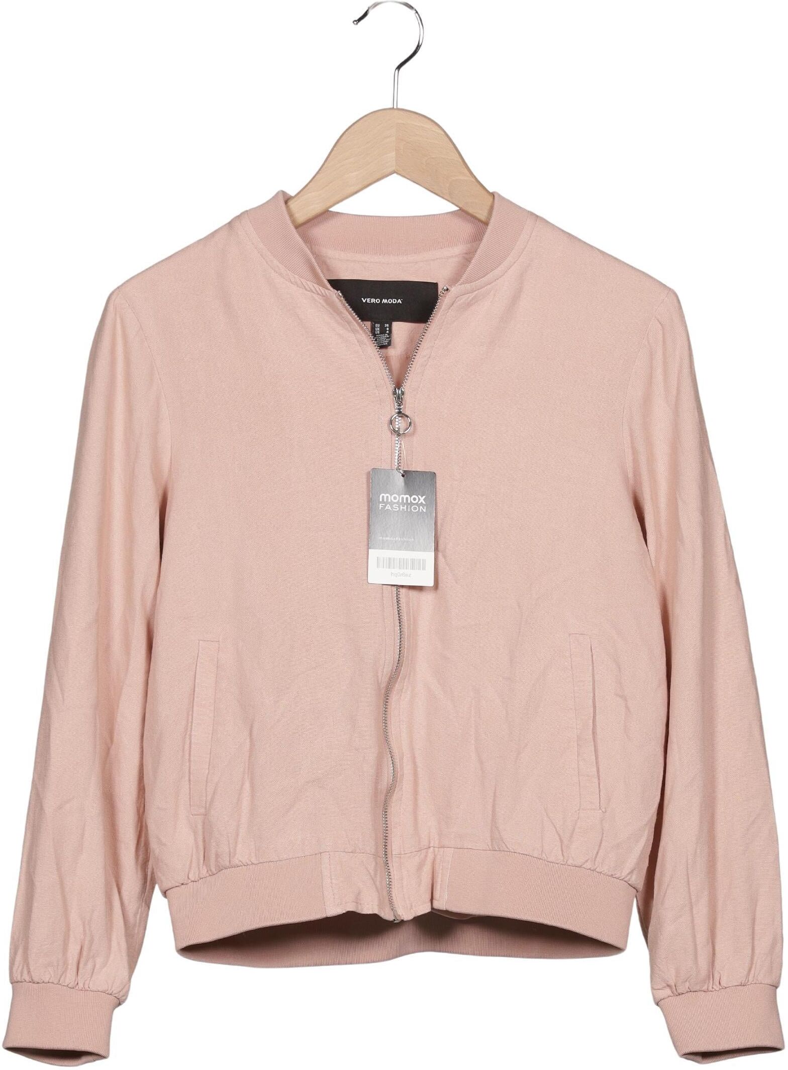 Vero Moda Damen Jacke, Pink, Gr. EU 36, Viskose / Leinen / Baumwolle / Synthetik - Second Hand