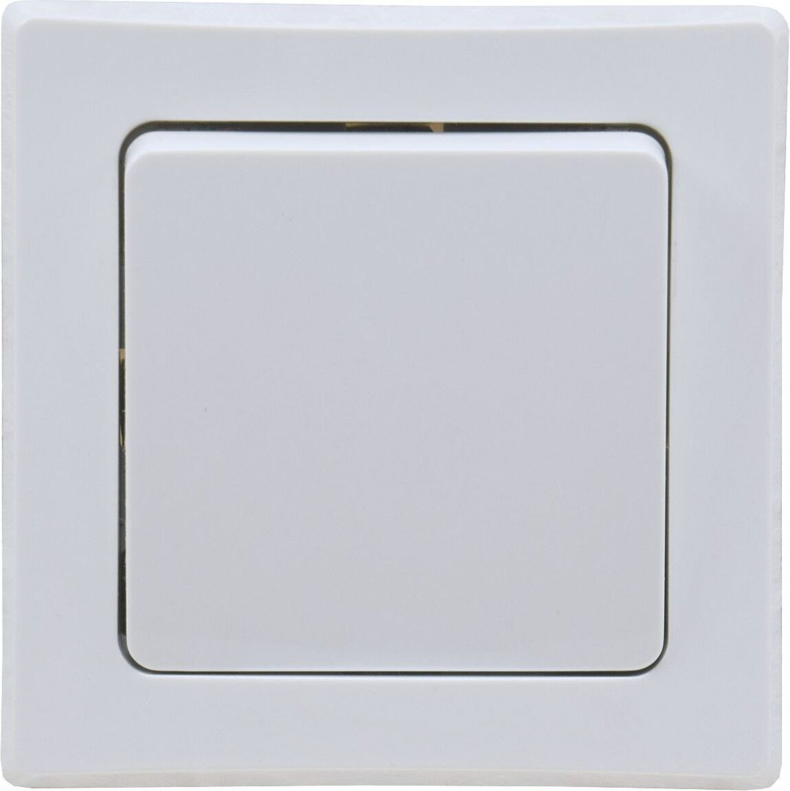 ChiliTec DELPHI kruiskoppelaar, 250V AC / 10A, inclusief frame, inbouw, wit