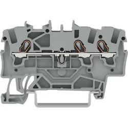 WAGO Durchgangsklemme 3-Leiter, TS 35 2001-1301