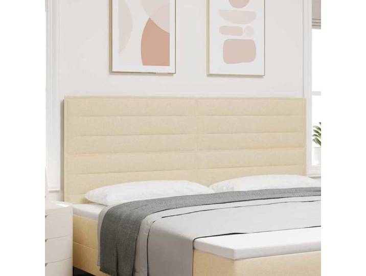 Tête de lit Crème tissu 3337710