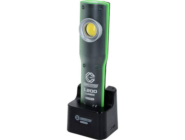 Lampe de travail COMPETITION à LED\, à variateur de lumière\, 1200 lumens\, avec chargeur - KS Tools - 512.4510 COMPETITION