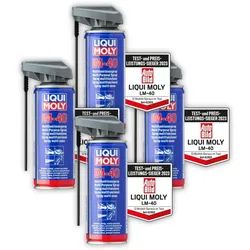 4x Schmiermittel LIQUI MOLY 3390 LM 40 Multifunktionsspray Pflege Reinigung 200 ml