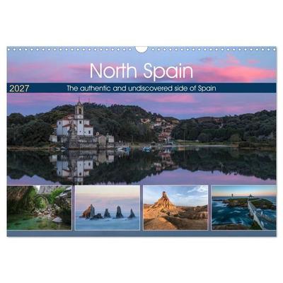 North Spain, the authentic and undiscovered side of Spain (Wall Calendar 2027 DIN A3 landscape), CALVENDO 12 Month Wall Calendar
