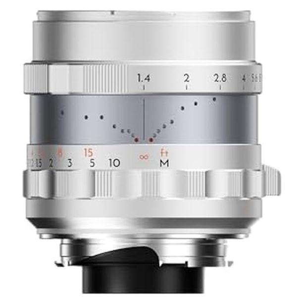 Thypoch Full-frame Photography Lens Simera 28mm f1.4 for Leica M Mount - Focus Tab - Type ii -Silver (Leica M, Vollformat) (TP-S28MT-SR)