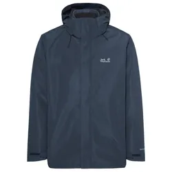 Jack Wolfskin Herren Pinetrail 3in1 Jacke - XXL - midnight sky