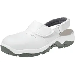 Abeba, Sicherheitsschuhe, Berufsschuh Clog weiss/grau 2120, SB, EU-Schuhgrösse: 39 (SB, 39)