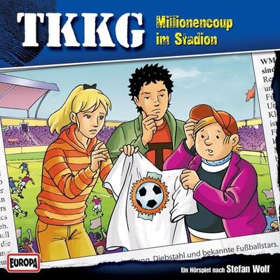 TKKG - Folge 168: Millionencoup im Stadion - Stefan Wolf,Corinna Harder, Audio, 4064066631833
