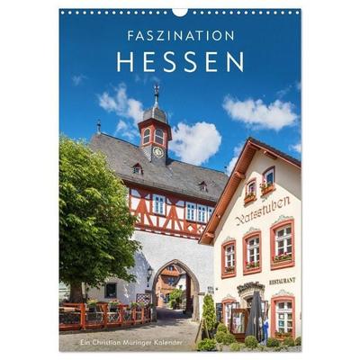 Faszination Hessen (Wandkalender 2027 DIN A3 hoch), CALVENDO Monatskalender
