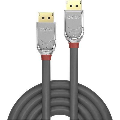 LINDY DisplayPort Anschlusskabel DisplayPort Stecker, DisplayPort Stecker 5.00 m Grau 36304 DisplayPort-Kabel