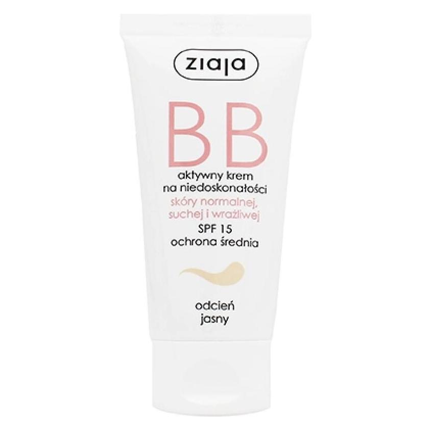 Ziaja Bb Cream Normal And Dry Skin Spf 15 - Bb Cream Shade Light (Light, 50 ml) (5901887034247)
